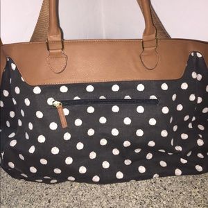 NWT- Polka Dot Duffle Bag